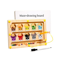 Colour & Number Maze Board